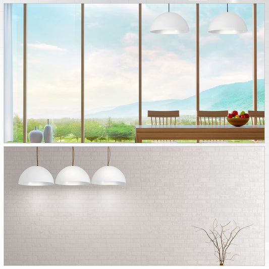 Hortsun 4 Pcs Lamp Shades for Floor Lamps, Replacement Plastic Lampshade