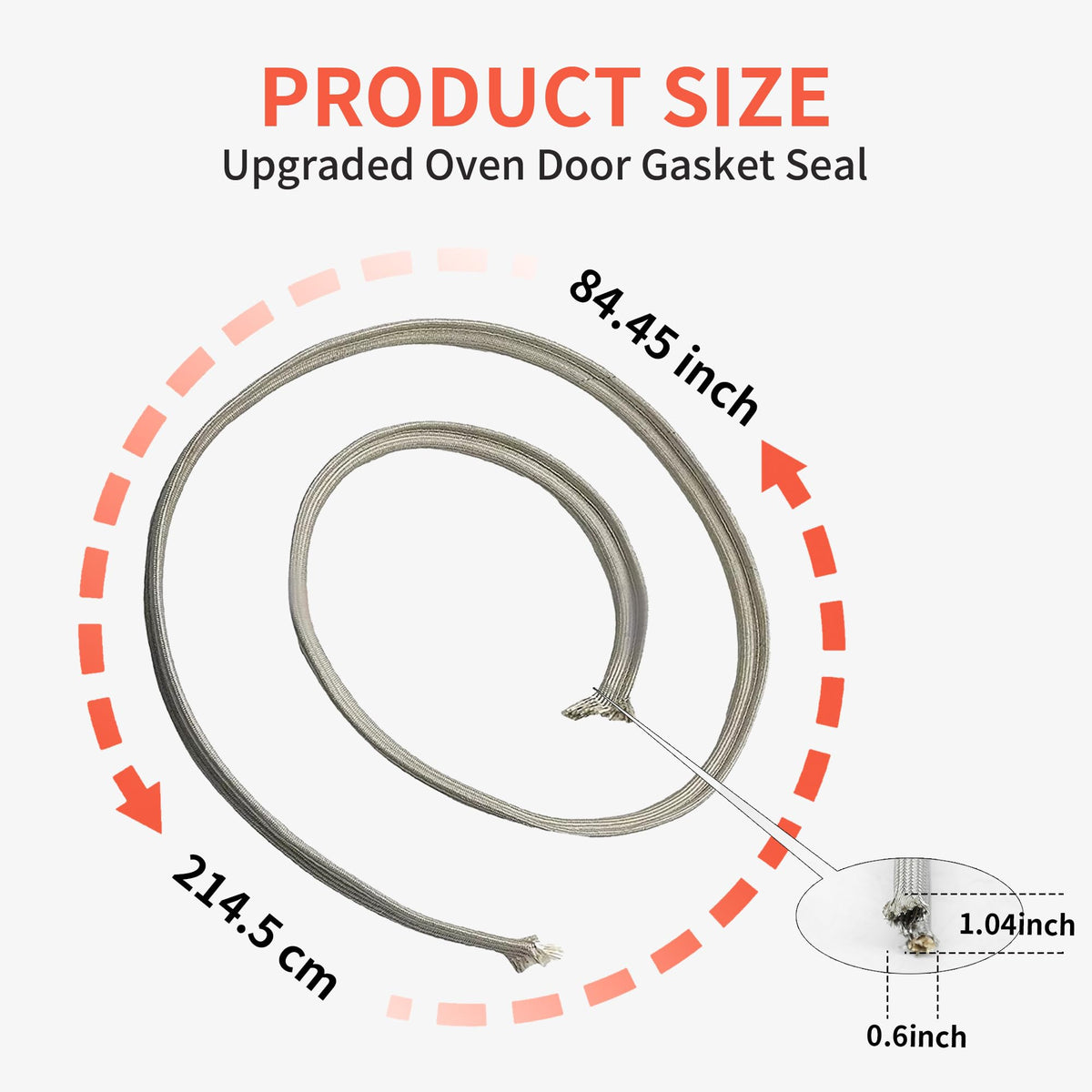 WB4K1 Cosamatcozon Upgraded Oven Door Gasket Seal