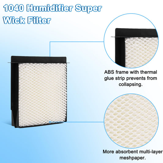 1040 Super Wick Humidifier Filter Compatible with Aircare Essick Humidifier