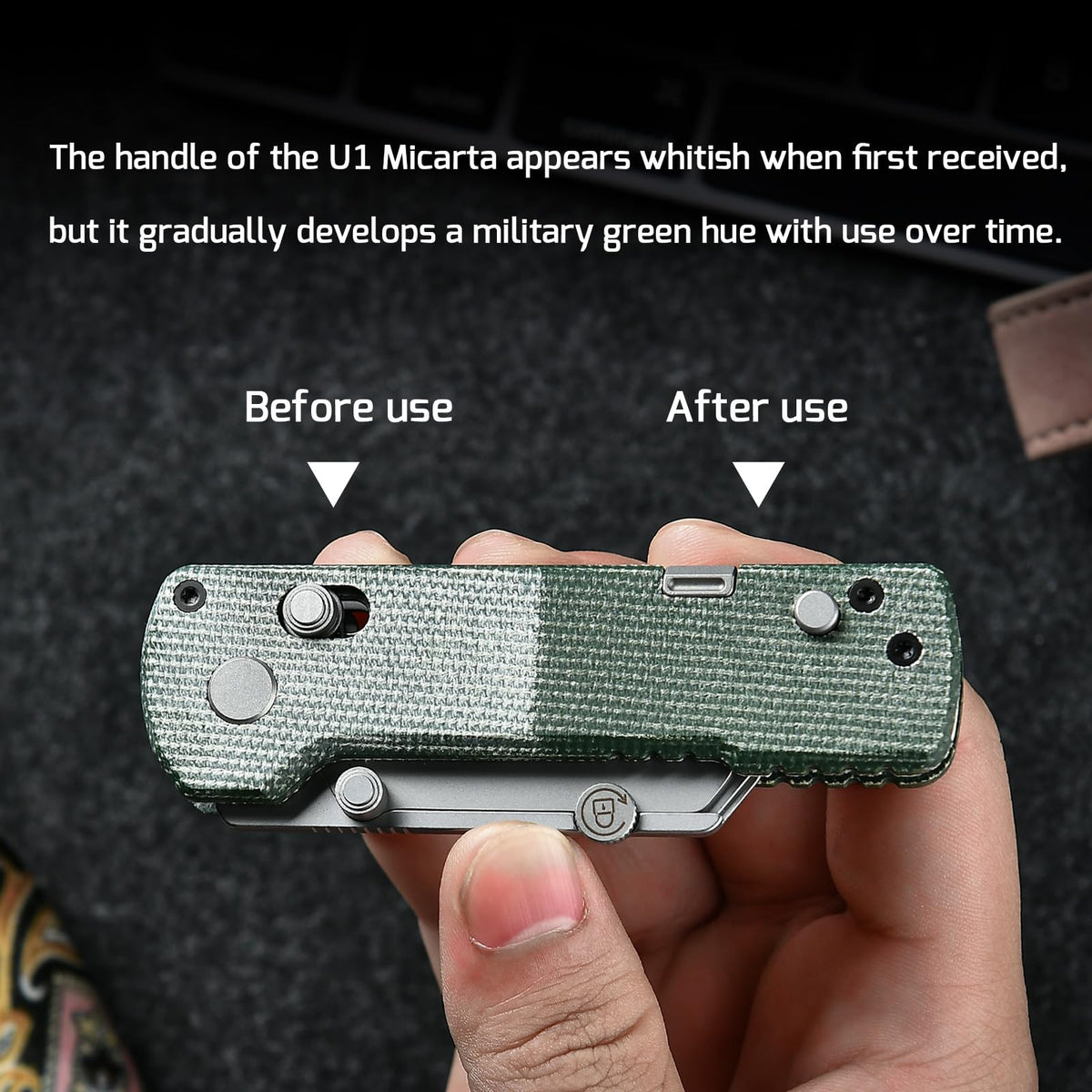 OKNIFE U1 Pro Multitool Folding Utility Knife with Folding Screwdriver
