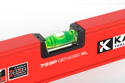 Kapro - 781 Genesis Box Level - Features Horizontal Vial and Dual-View Plumb Site - VPA Certified - Aluminum - 24 Inch