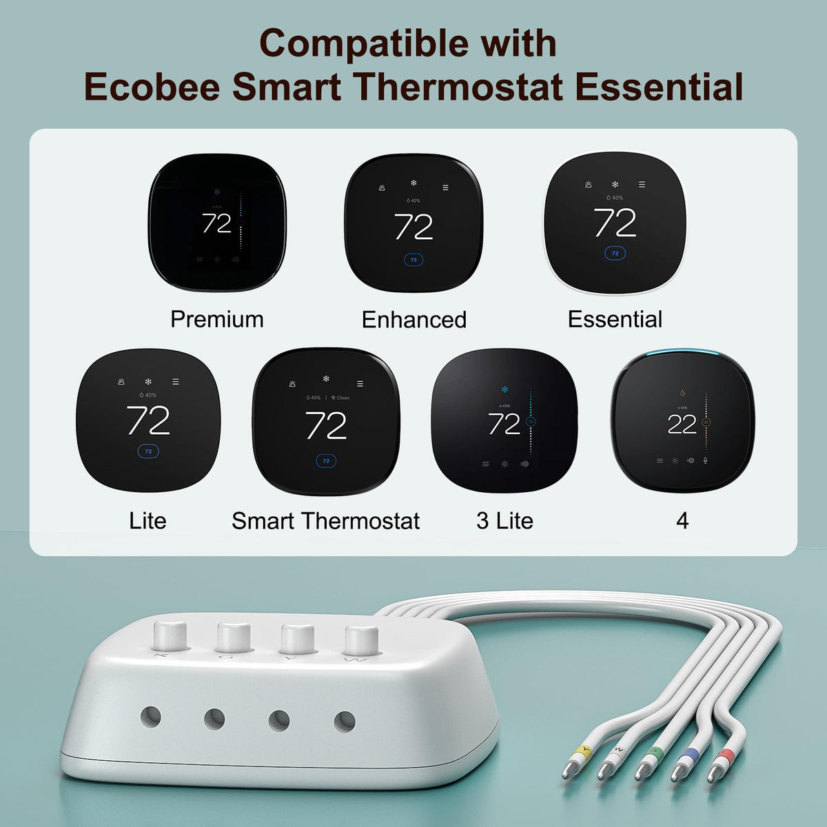 Solopen Power Extender Kit C-Wire Adapter for ecobee