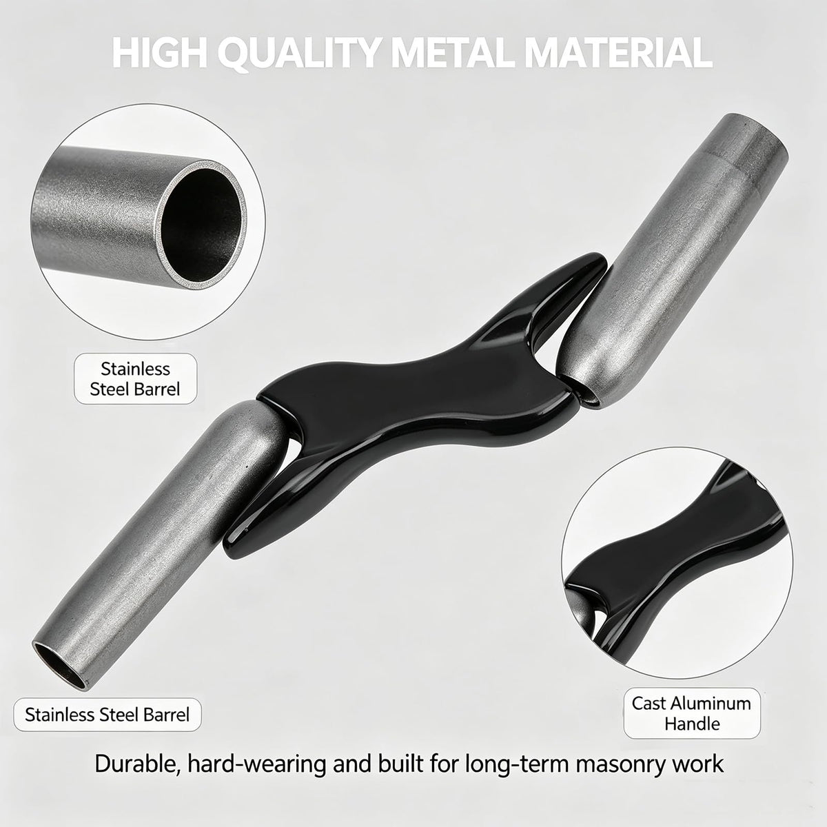 Steel Masonry Bick Jointer with 1/2in,5/8in,3/4in,7/8in Blades
