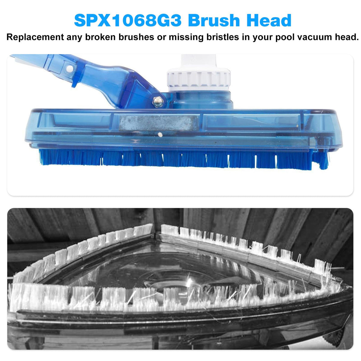 Pool Vacuum Brush Head SPX1068G3 Replacement Hay-ward Vacuum Cleaner Head