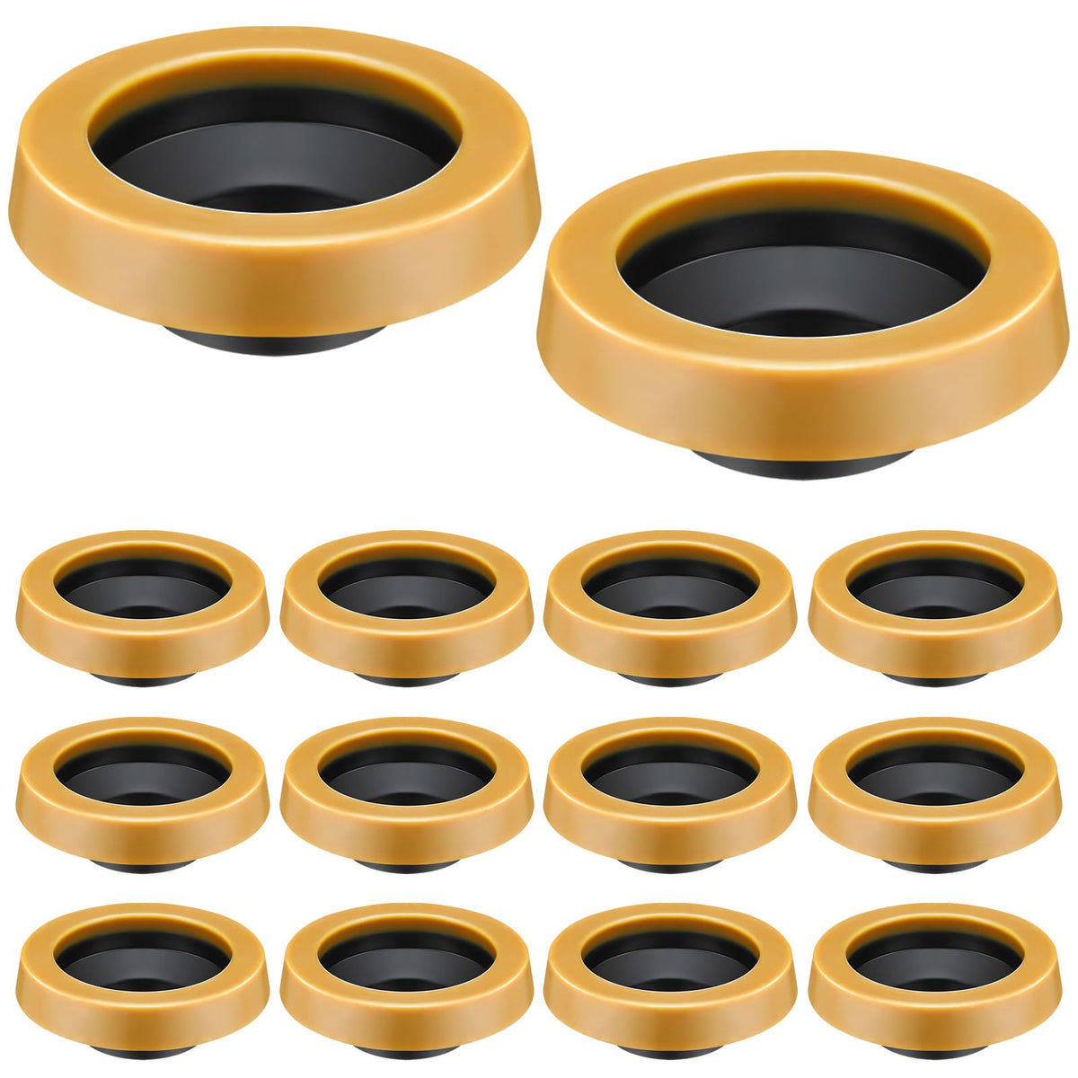 Marsui 12 Pack Wax Ring for Toilet, Thick Gasket 3-4 Inch Waste Line