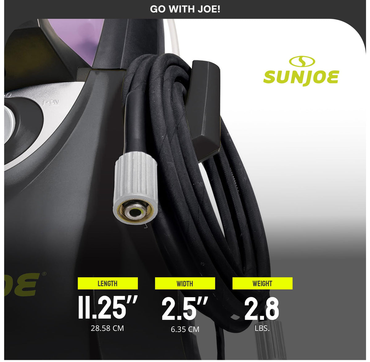 Sun Joe SPX3000-33 Replacement Pressure Washer Hose for SPX3000 Series, SPX3200, SPX3500, SPX4000 Series, SPX4004-MAX, SPX4500, and SPX4600 Series, Manufacturer Original