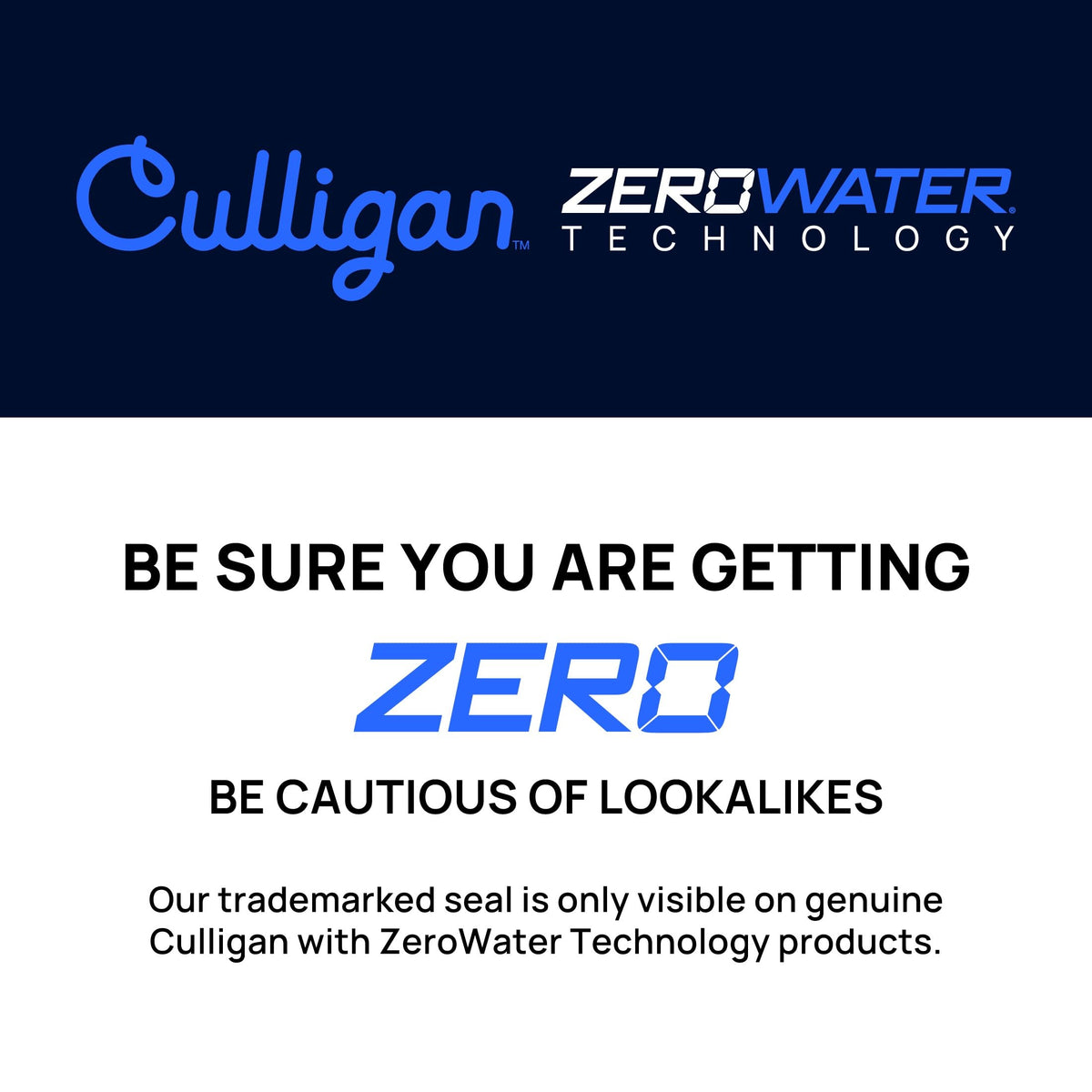 Culligan ZeroWater Replacement Water Filter Removes PFAS 2-Pack​