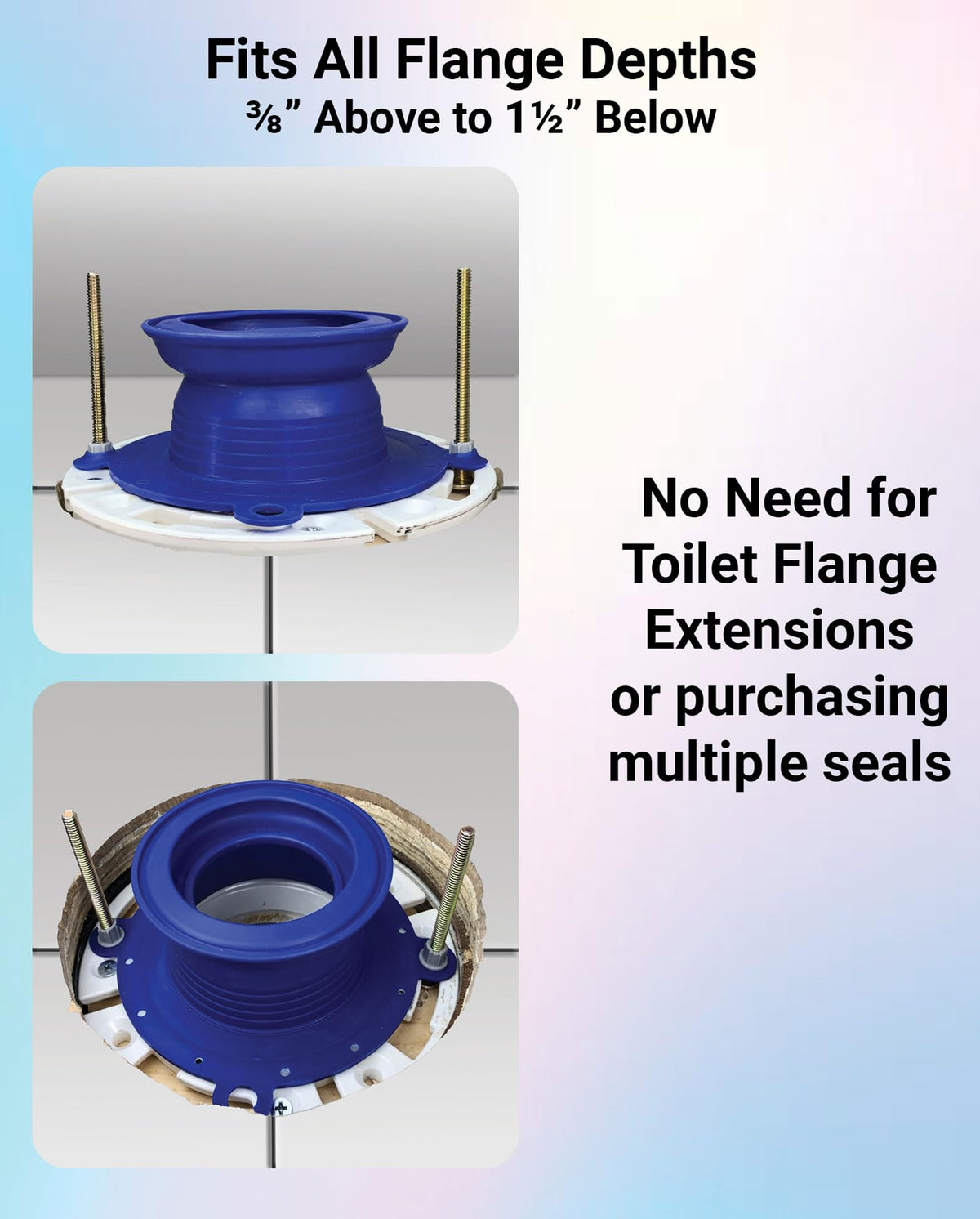 One N Done 200MB Toilet Wax Ring Replacement Kit – Deepest Toilet Seal