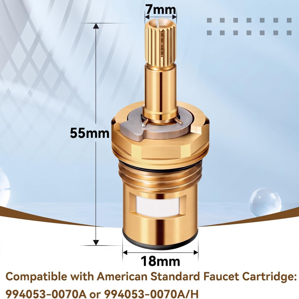 Enhon 2 Pcs Faucet Cartridge Compatible with American Standard 994053-0070A