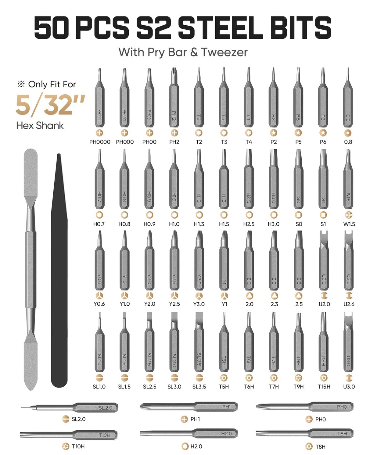 Fanttik E2 Ultra Electric Screwdriver, Screwdriver for Electronics (Grey)