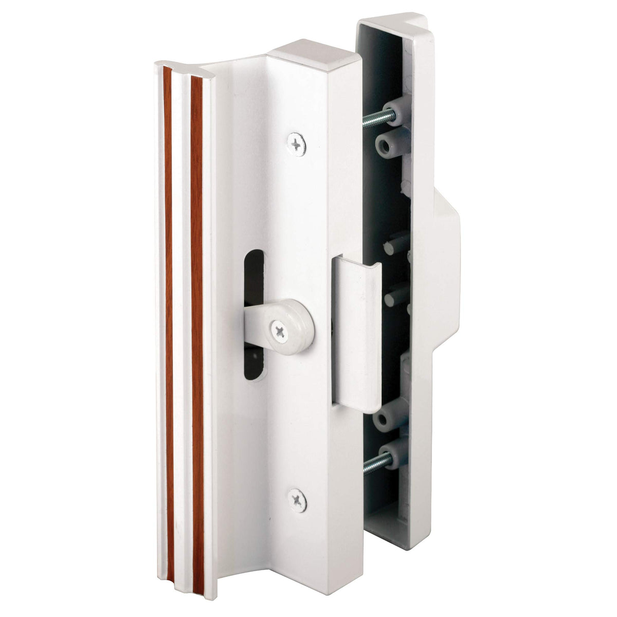 Prime-Line C 1116 Diecast Sliding Door Handle Set, White (Single Pack)