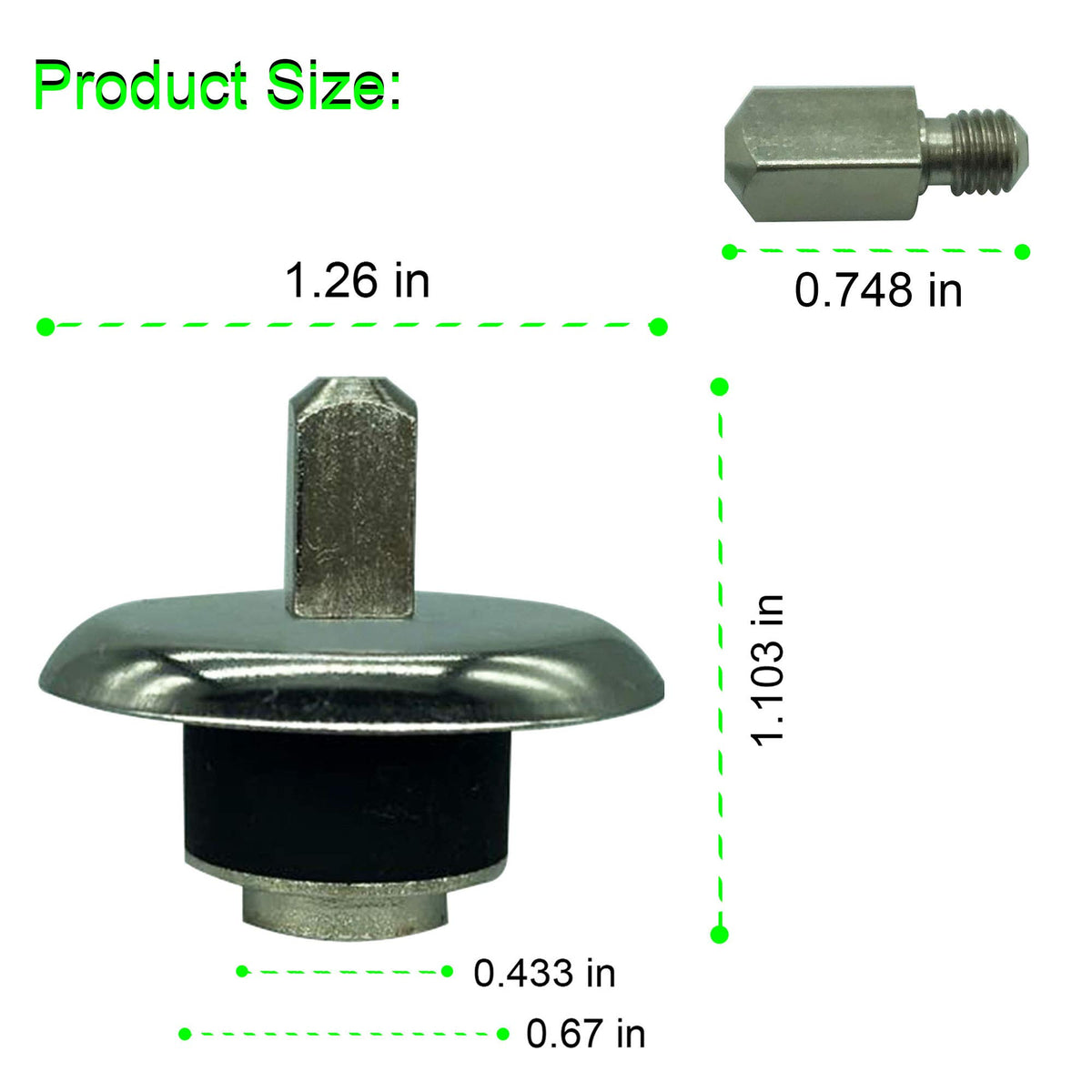 DTAIR Blender Coupling Stud Slinger Pin Kit Replacement for Oster Osterizer Blenders (Pack of 2)