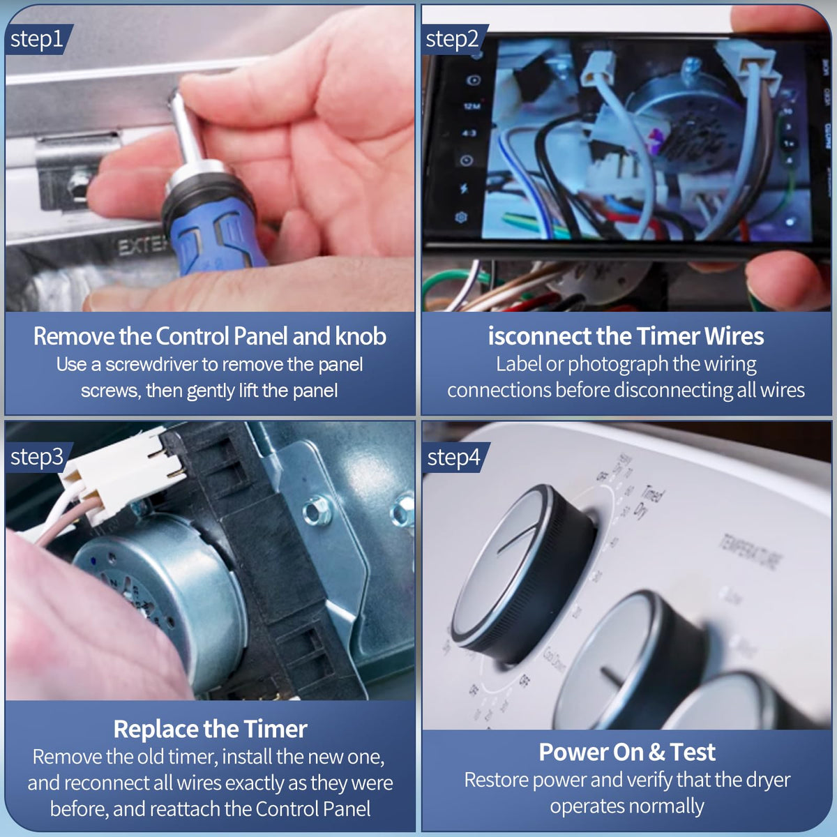 W11566735 W11685947 Dryer Timer Compatible with Ma