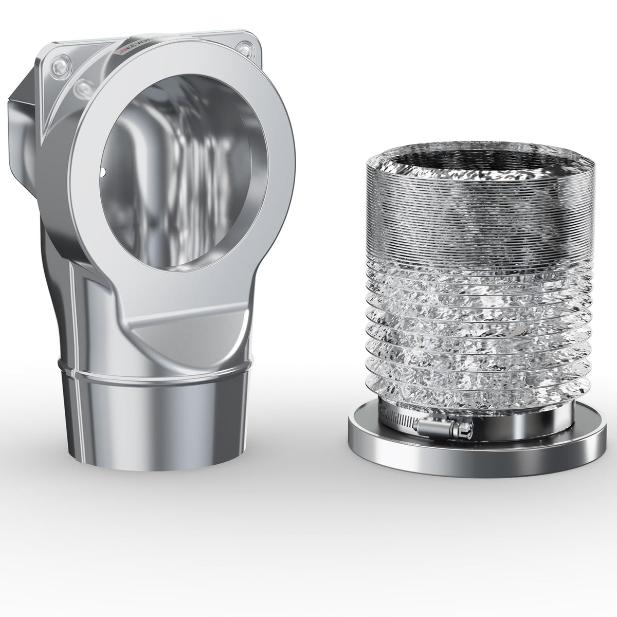 JEEVONY Magnetic Dryer Vent Coupling DV90 Airtight
