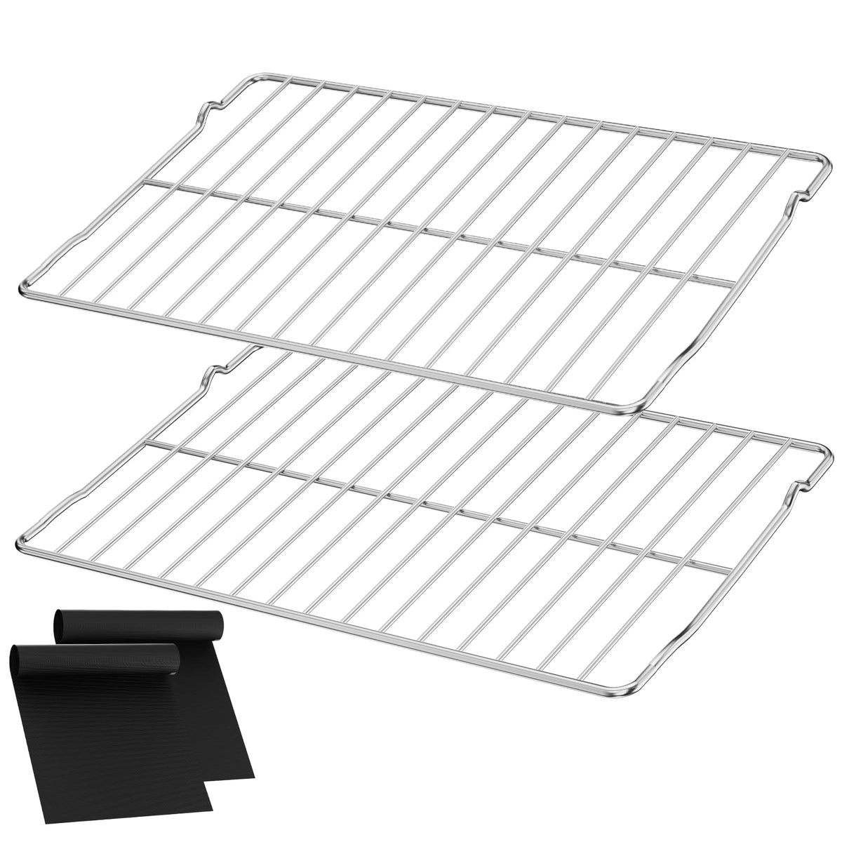 316496201 Heavy Duty Stove Oven Rack for Frigidaire Oven Rack Replacement 24.2" X 16" Stove Wire Shelf Frigidaire Range/Stove/Oven Rack 316496201,Kenmore Induction Stove Oven Racks,Stainless Steel