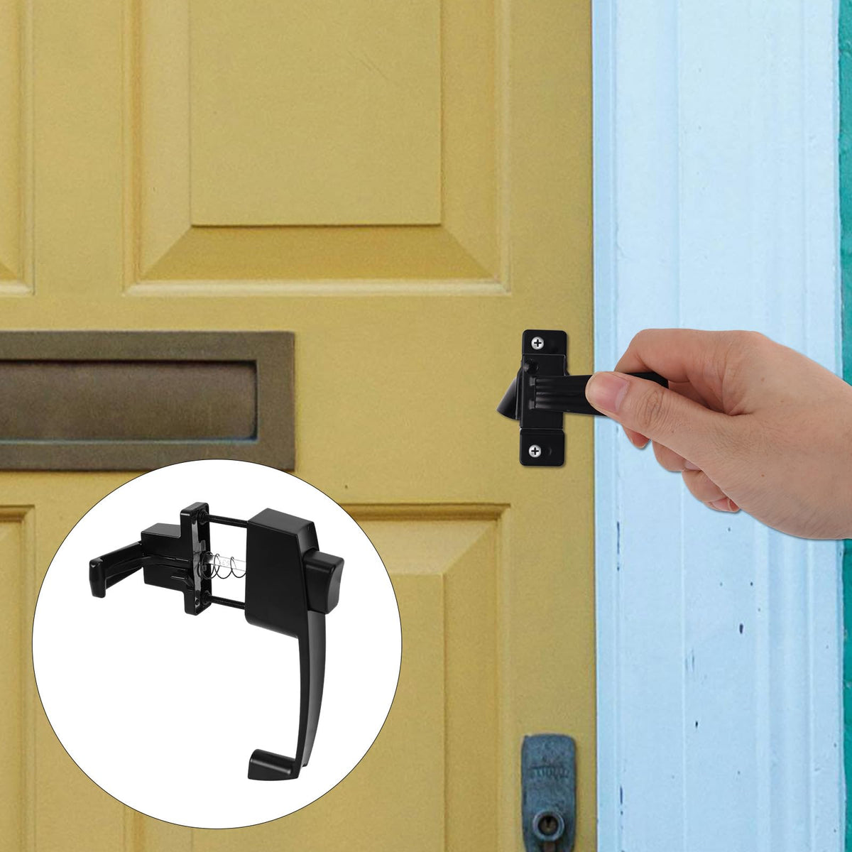 Storm Door Closer & Screen Door Handle, Heavy Duty Screen Doors Kit