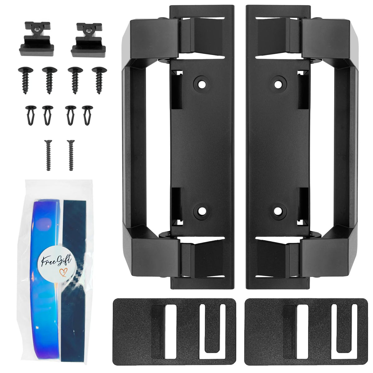 Rolkely 2025 Upgraded 3316882900 RV Refrigerator Door Handle Holder Compatible with Dometic 3316882.900 S,Std Dr Handle Combo-6/8 Amii DM2672, DM2682, DM2872, DM2882(2 Pack)