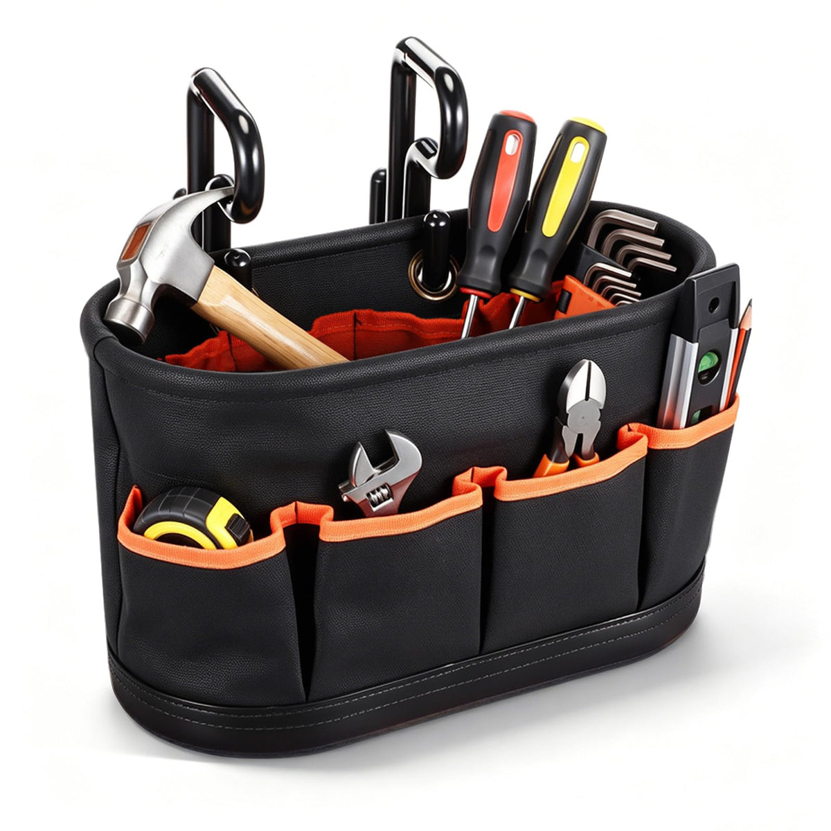 SilTriangle Bucket Truck Accessories, Tool Bag Organizer with 2 Hook, 1 Pcs