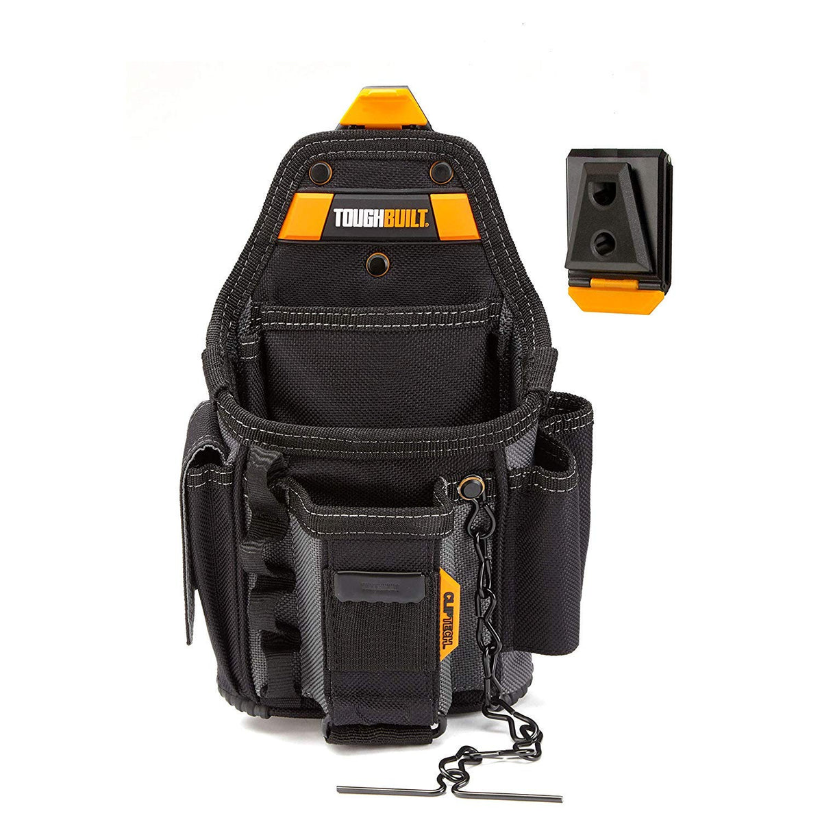 Toughbuilt Electrician ClipTech Pouch and Hub - 13 Pockets and Loops - Small (Limited Edition)