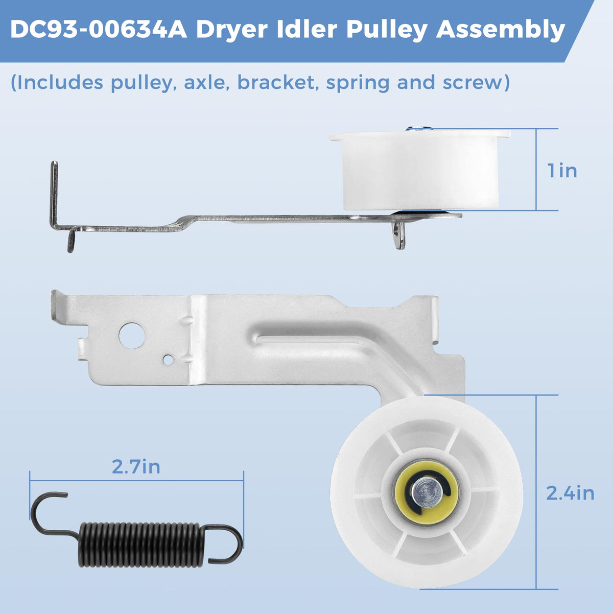Sikawai DC97-16782A Dryer Parts Fit for Samsung Dr