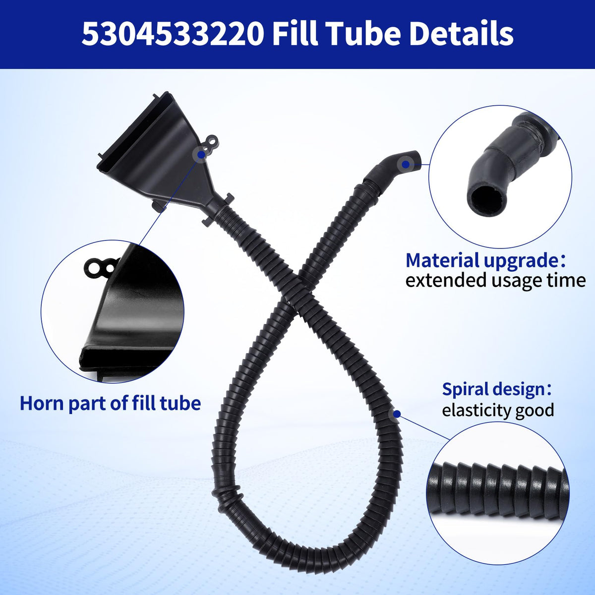 5304533220 Washer Fill Hose Compatible with Frigid