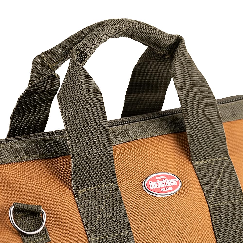 Bucket Boss Gatemouth 16 Tool Bag in Brown, 60016, 15 liters(Brown)