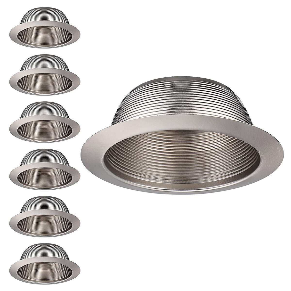 TORCHSTAR 6-Pack 6 Inch Integrated Can Light Trim