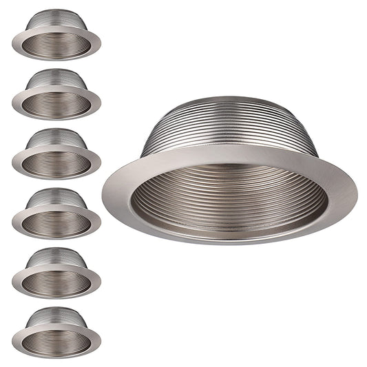 TORCHSTAR 6-Pack 6 Inch Integrated Can Light Trim