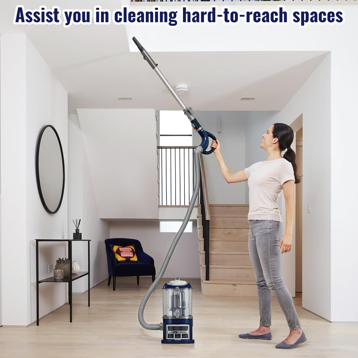 Flexible Upgraded Vacuum Hose Compatible with Shark Navigator