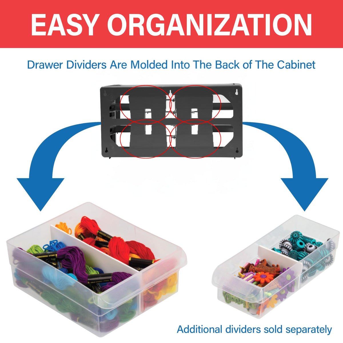 Akro-Mils 10126, 26 Drawer Plastic Parts Storage Hardware and Craft Cabinet, 20-Inch W x 6-Inch D x 10-Inch H, Black