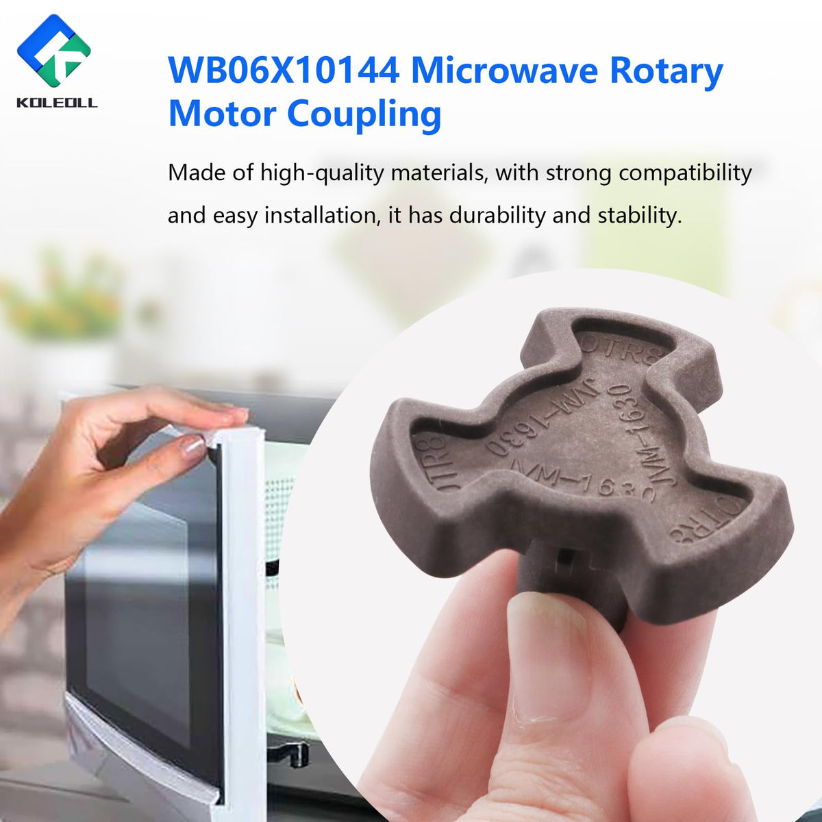 KOLEOLL WB06X10144 Microwave Turntable Motor Coupler