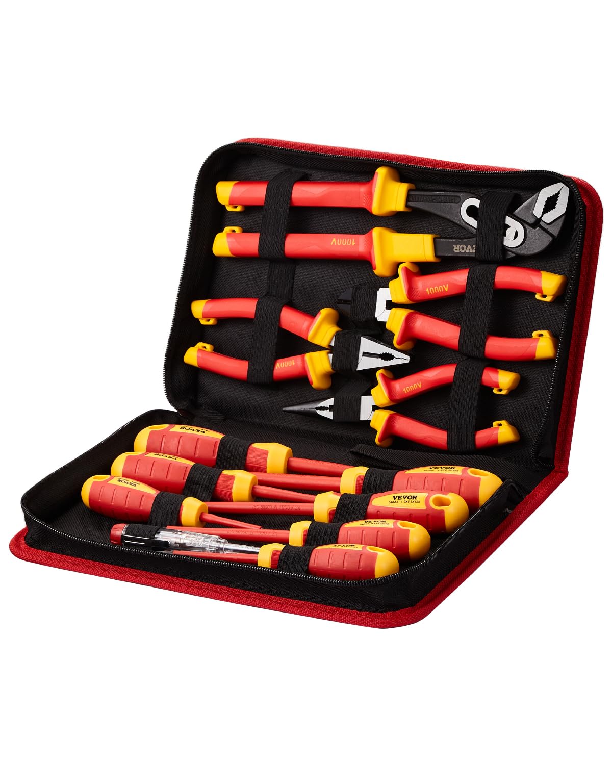 VEVOR Insulated Screwdriver Set, 1000 V Insulated Electrician Tool Set
