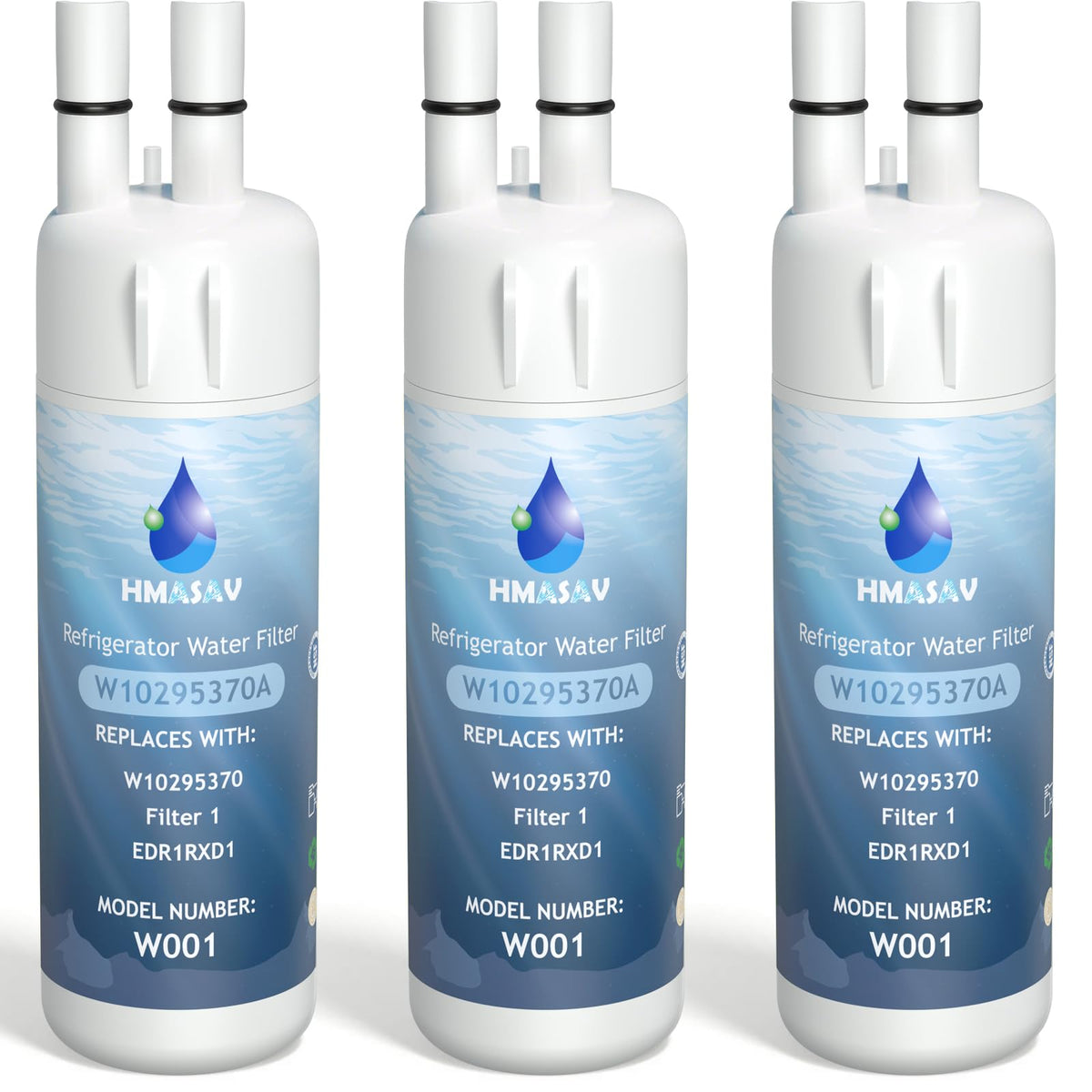 W10295370A Replacement for Whirlpool EDR1RXD1, Everydrop 1, WHR1RXD1, 3PACK