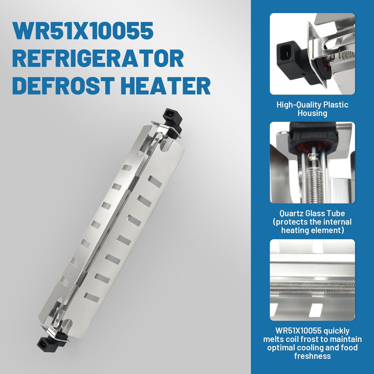 FrigeSwift Upgraded WR51X10055 Refrigerator Defros