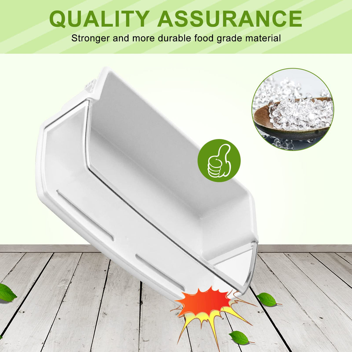 2 PACK AAP73631502 Refrigerator Door Shelf (Right) Replacement BY AMI PARTS