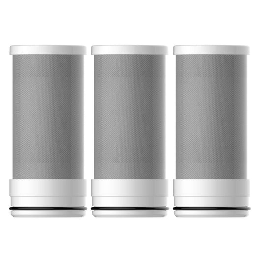 Amazon Basics Faucet Water Filter Replacement, NSF Certified, Reduces Chlorine, Lead, Fluoride, Heavy Metal, Bad Taste and Odor, 3-Pack