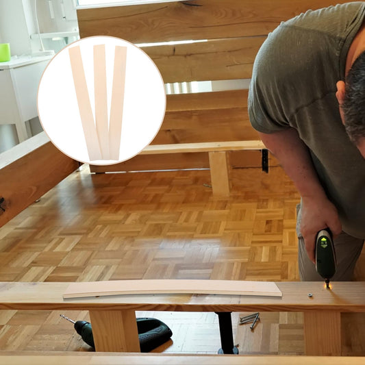 3 Piece Wooden Bed Slats Replacement for Twin Size Bed Frame