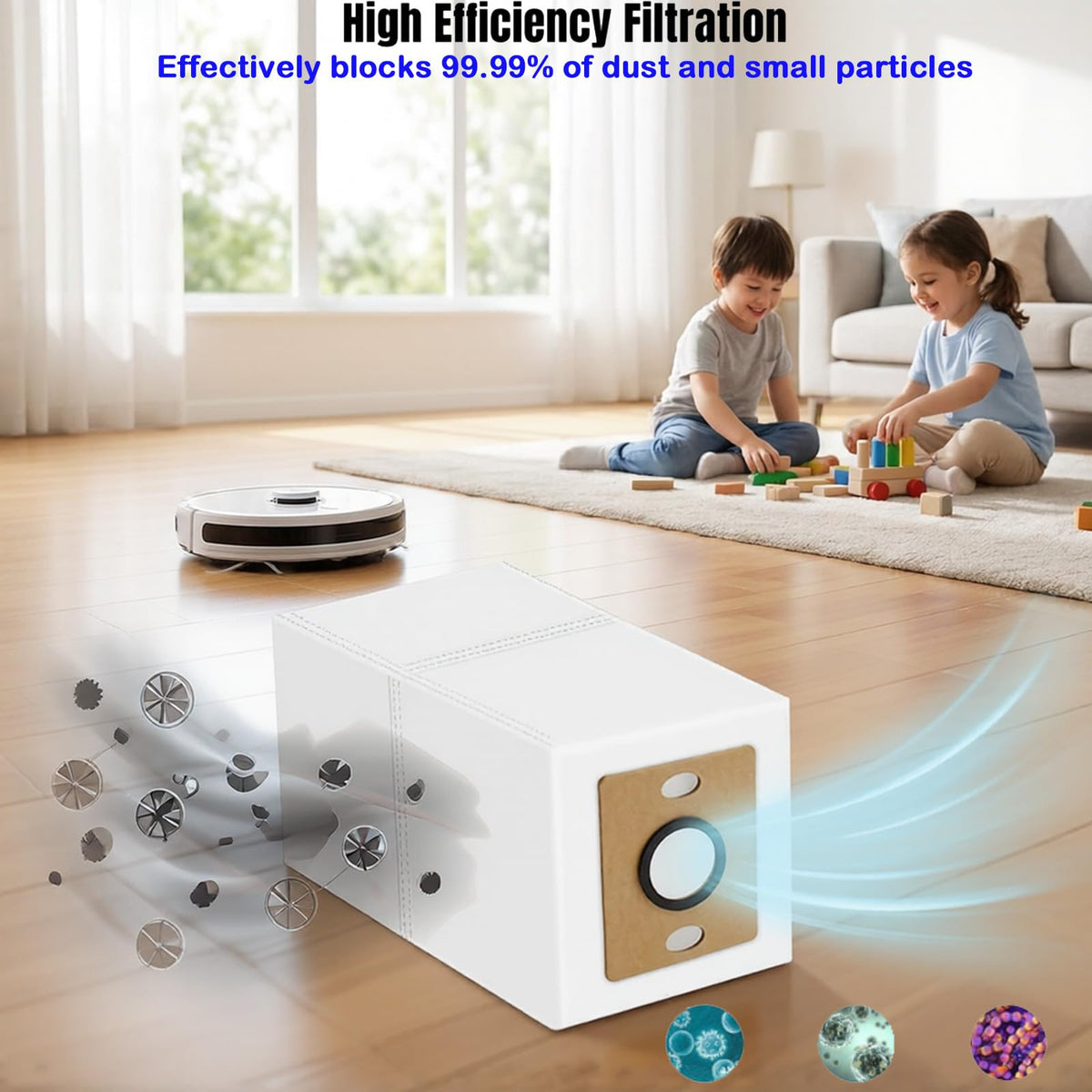 A30 Pro Replacement Accessories Kit For ILIFE A30 Pro Robot Vacuum：15 Pack