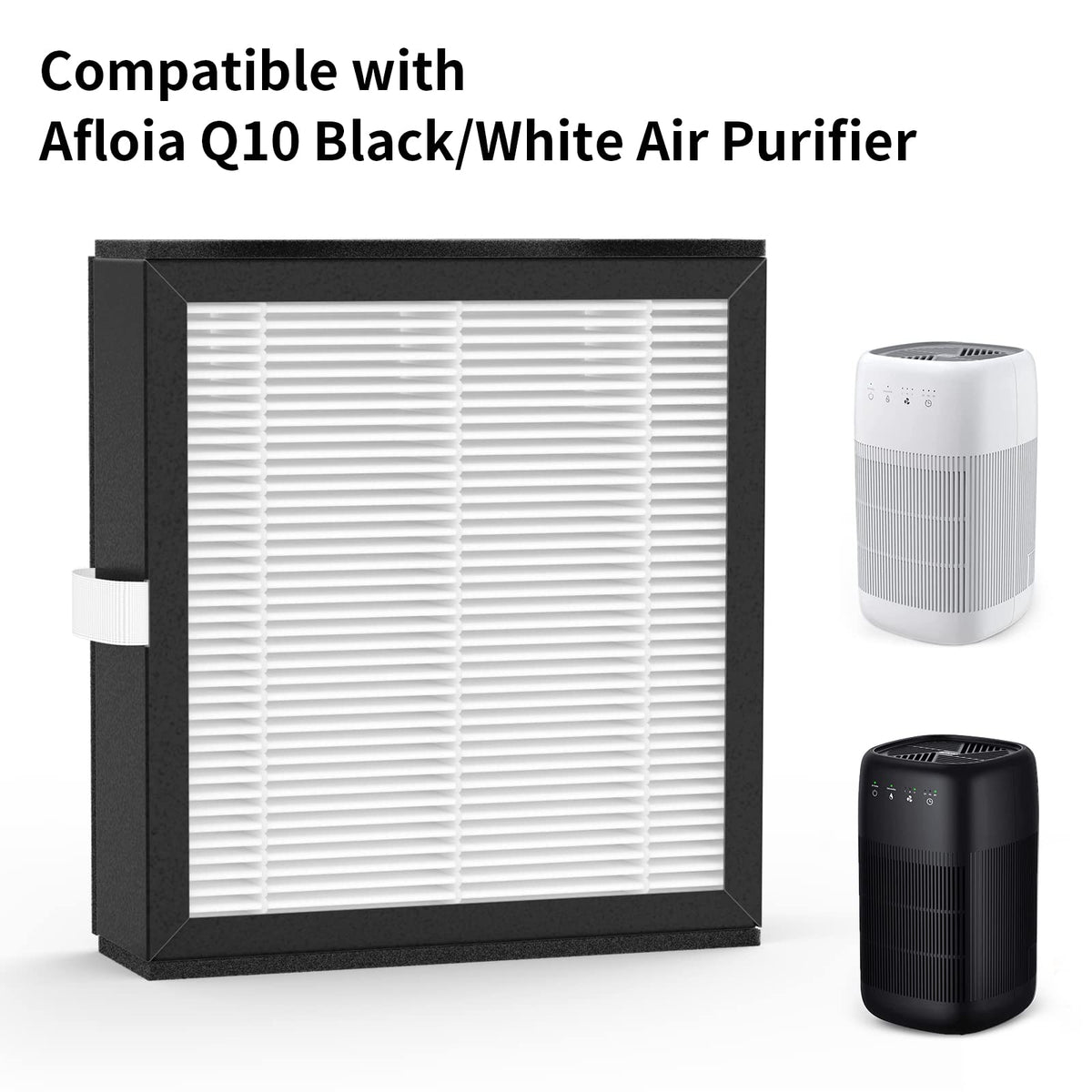 FCFMY 4 Packs Q10 Replacement Filters Compatible with Afloia Q10 Air Cleaner Purifier and Dehumidifier 2-in-1