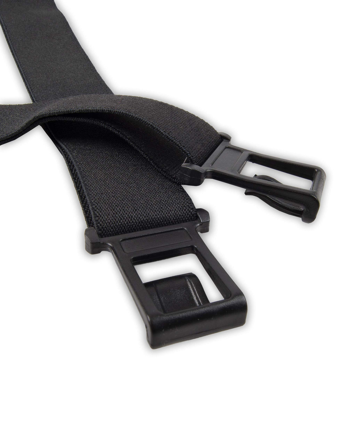 Dickies Men’s Belt Clip Stretch Suspenders, Black, One Size