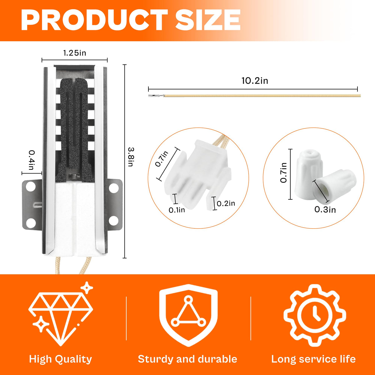 𝗡𝗘𝗪 WB13K21 Oven Igniter Replacement for G-E(JGB,JGS,AGB Series)