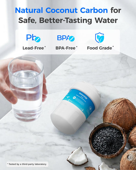 Waterdrop WD-F13 Refrigerator Water Filter Replacement for GE® MWF®, 3 Pack