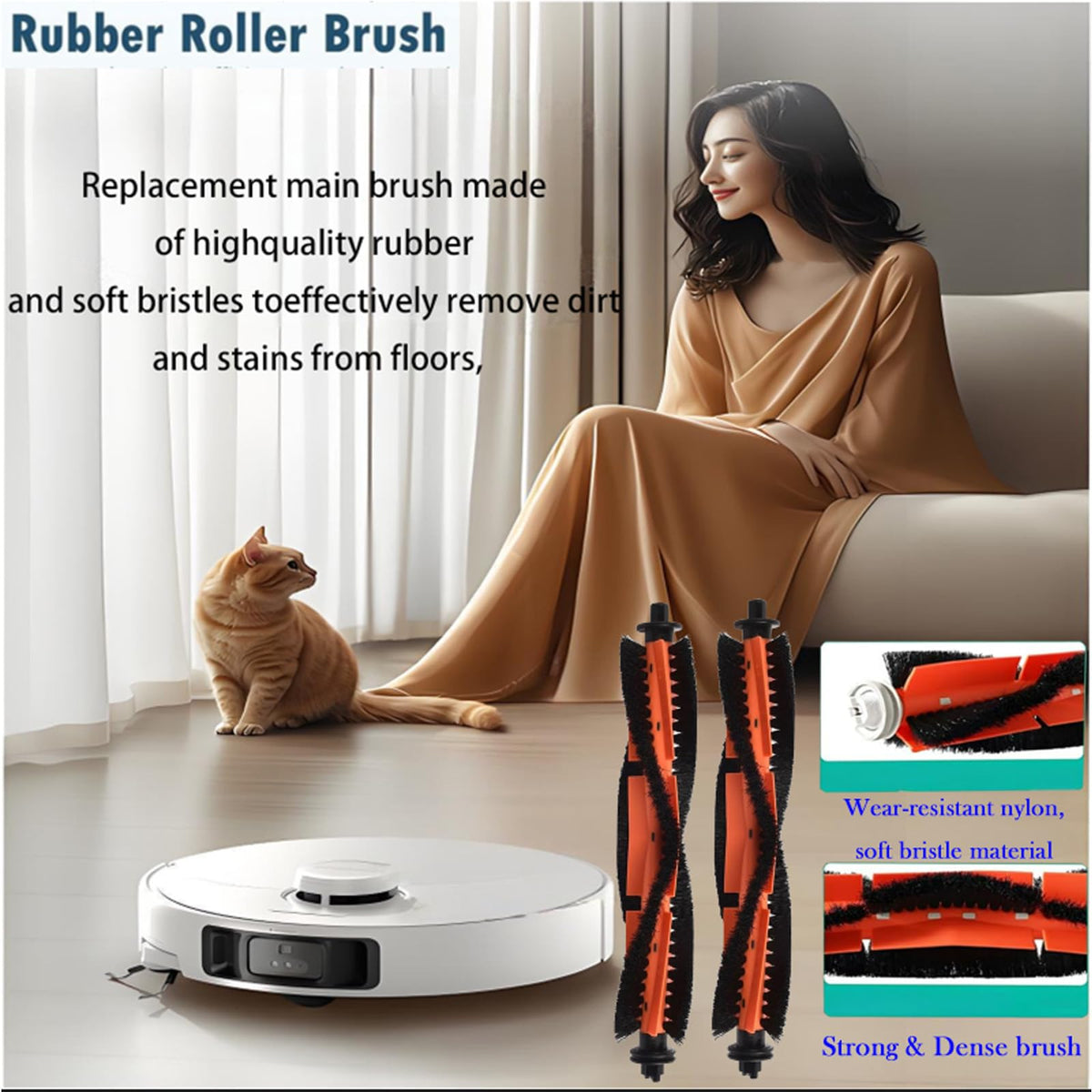 UR3 Replacement Accessories Kit For uninell UR3 Robot Vacuum Cleaner :