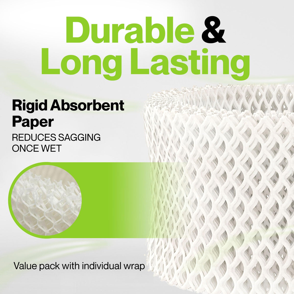 Durabasics 4 Pack of Premium Humidifier Filters Compatible with Honeywell Humidifier Filters HAC-504, HAC-504AW & Honeywell Filter A, Replacement for HCM 350 Filters & Cool Mist Humidifiers