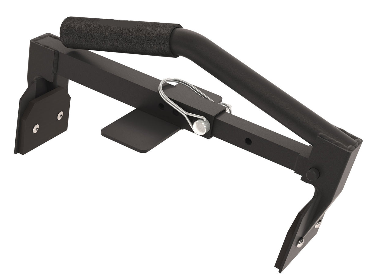 Bon Heavy Duty Block Tongs Adjustable Masonry Lifting Tool with Rubber Grip Pads Stabilizer Plate 8 1/2 in. to 13 in. Block Spacing