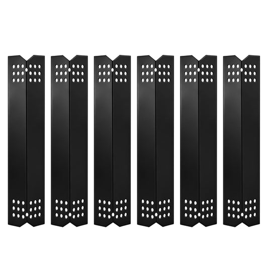 Arborlily 14.56" Grill Heat Plates, Flame Tamer Replacement, 6 Pack