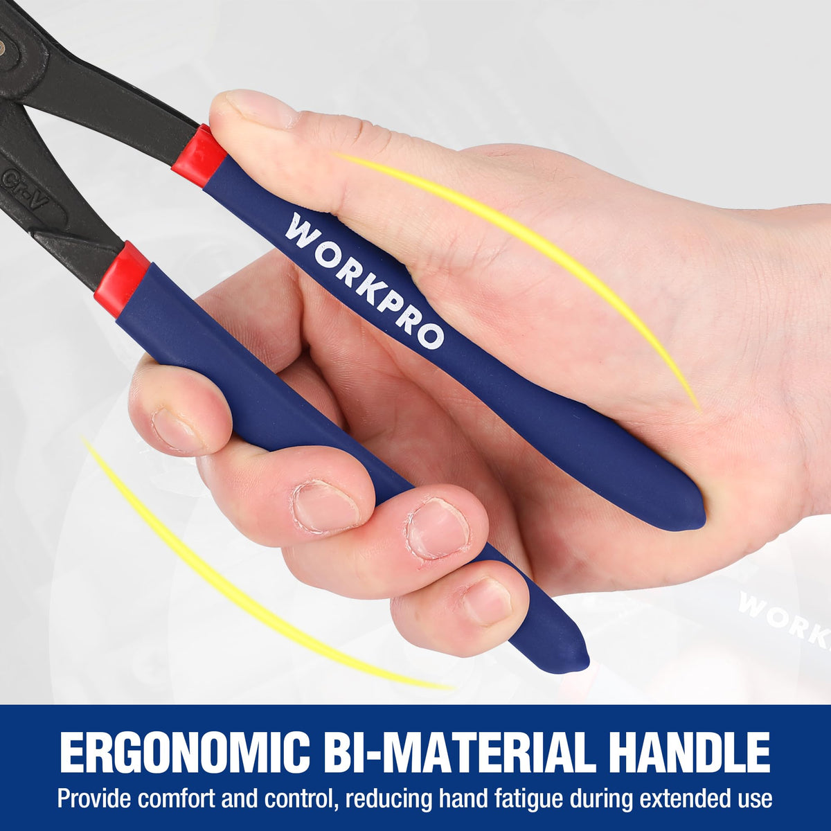 WORKPRO 2 Piece Groove Joint Pliers Set, 7 & 10-Inch Water Pump Pliers