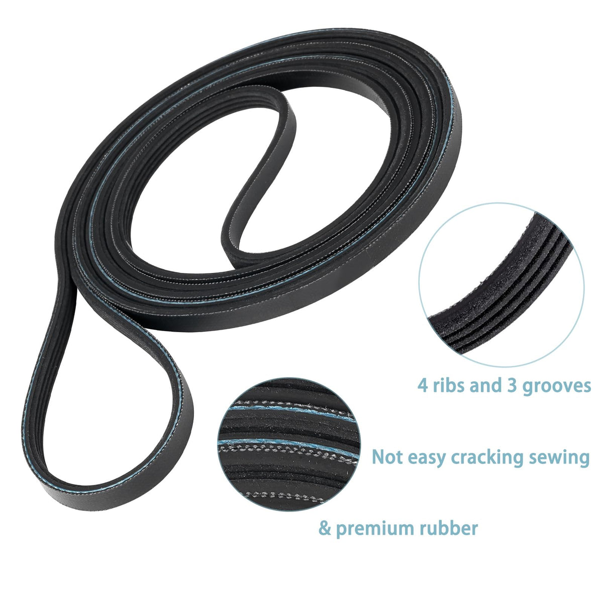 GTD33EASK0WW GTD42EASJ2WW Replacement Dryer Belt for GE GTD42GASJ2WW