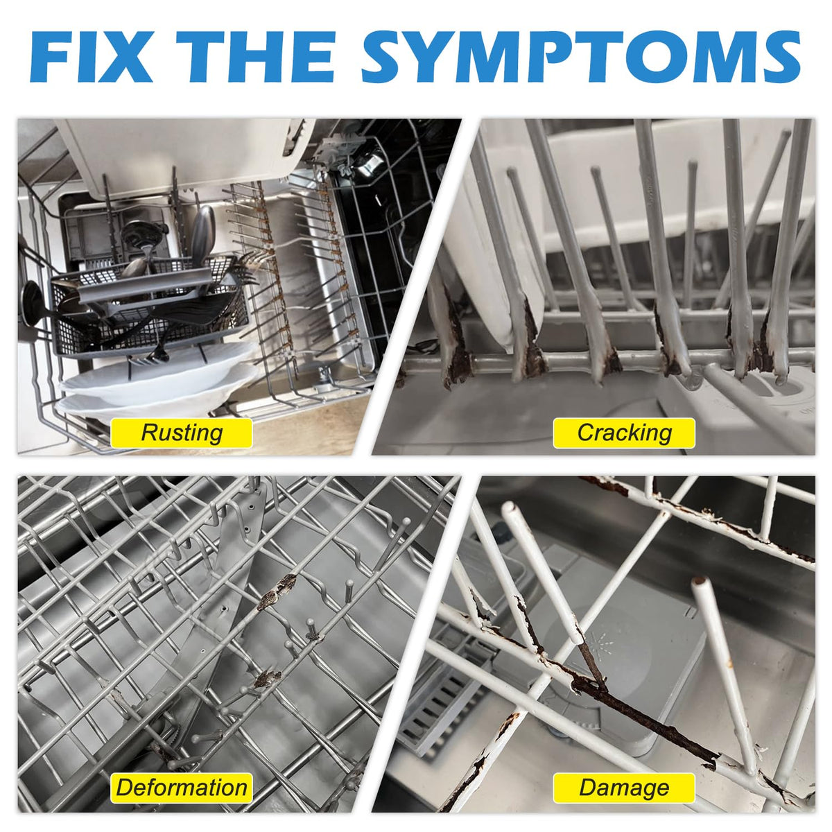 808602302 Dishwasher Rack Replacement for Frigidaire Lower Rack Replacement