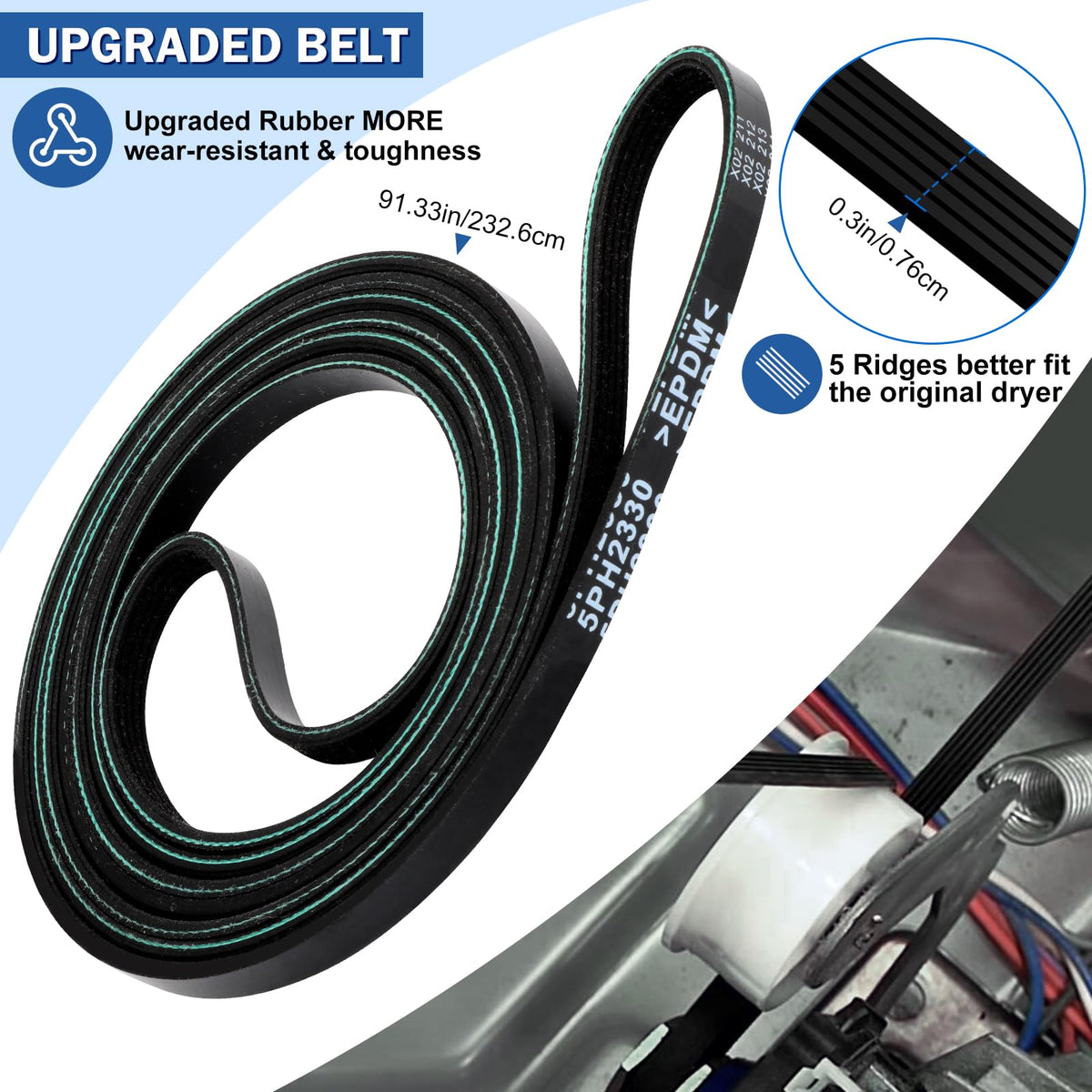 Valchoose Upgraded Maytag Dryer Drum Roller Kit, R